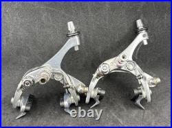 Campagnolo RECORD Dual Pivot Silver Rim Brake Caliper Set EXCELLENT USED