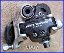 Campagnolo RECORD Titanium Carbon Rear Derailleur Short Cage 10-Speed Road Bike
