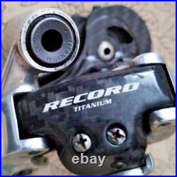 Campagnolo RECORD Titanium Carbon Rear Derailleur Short Cage 10-Speed Road Bike