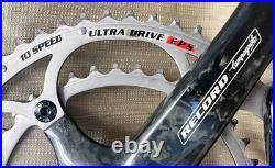 Campagnolo Record 10 Carbon Crankset, 170 mm, 53/39, Square Taper, Great Campagnolo Record 10 Carbon Crankset, 170 mm, 53/39, Square Taper, Great