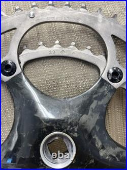 Campagnolo Record 10 Carbon Crankset, 170 mm, 53/39, Square Taper, Great Campagnolo Record 10 Carbon Crankset, 170 mm, 53/39, Square Taper, Great