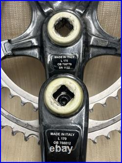 Campagnolo Record 10 Carbon Crankset, 170 mm, 53/39, Square Taper, Great Campagnolo Record 10 Carbon Crankset, 170 mm, 53/39, Square Taper, Great