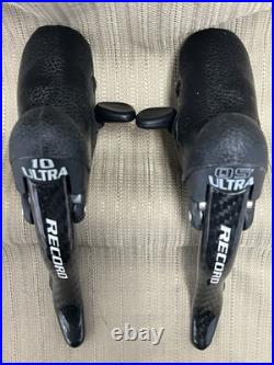 Campagnolo Record 10 Ergopower Ultra QS Shifters for Double/Triple Cranks, XLNT