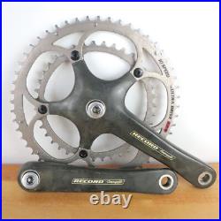 Campagnolo Record 10 Speed Carbon 172.5mm Crankset With 53/39T Chainrings Campagnolo Record 10 Speed Carbon 172.5mm Crankset With 53/39T Chainrings