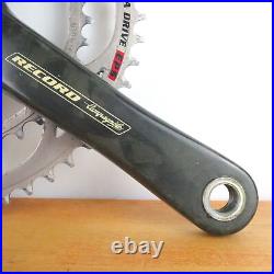Campagnolo Record 10 Speed Carbon 172.5mm Crankset With 53/39T Chainrings Campagnolo Record 10 Speed Carbon 172.5mm Crankset With 53/39T Chainrings