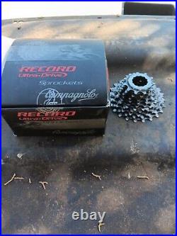 Campagnolo Record 10 Speed Ultra Drive Cassette 11-23 NINE TITANIUM COGS