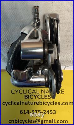 Campagnolo Record 10 Speed short cage Titanium & Carbon Rear Derailleur, used Campagnolo Record 10 Speed short cage Titanium & Carbon Rear Derailleur, used