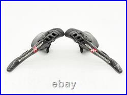 Campagnolo Record 11 EPS 2x 11s Carbon Road Bike Shift Brake Lever Set Ergopower