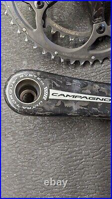 Campagnolo Record 11 crankset, 175 mm, ultra torque, 53-39, good stuff