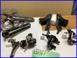 Campagnolo Record 11s Groupset 2x11 Mechanical 170mm 53/39T Carbon Road VG Used