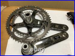 Campagnolo Record 11s Groupset 2x11 Mechanical 170mm 53/39T Carbon Road VG Used