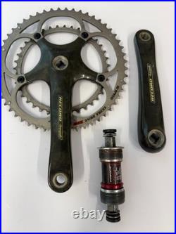 Campagnolo Record 172.5 mm 10-Speed 53/39T Carbon Crankset, Used