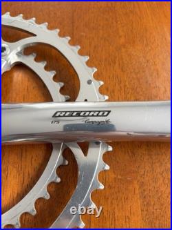 Campagnolo Record 175mm Double Road Bike Crankset With Bolts
