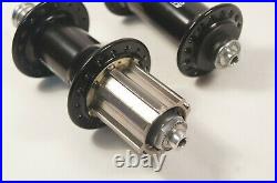 Campagnolo Record 32 Hole Black Road Bike Hubs 10 / 11 / 12 Speed