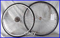 Campagnolo Record 700c Road Bike Wheel Set Freewheel Campy 32S 126/100mm ShipsUS