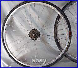 Campagnolo Record 700c Road Bike Wheel Set Freewheel Campy 32S 126/100mm ShipsUS