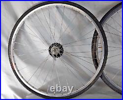 Campagnolo Record 700c Road Bike Wheel Set Freewheel Campy 32S 126/100mm ShipsUS