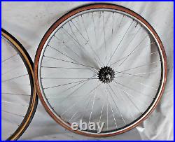 Campagnolo Record 700c Road Bike Wheel Set Gray Campy 36S 126mm Fast USA Shipper