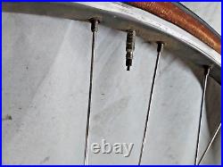 Campagnolo Record 700c Road Bike Wheel Set Gray Campy 36S 126mm Fast USA Shipper