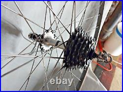 Campagnolo Record 700c Road Bike Wheel Set Gray Campy 36S 126mm Fast USA Shipper