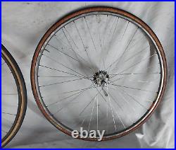 Campagnolo Record 700c Road Bike Wheel Set Gray Campy 36S 126mm Fast USA Shipper