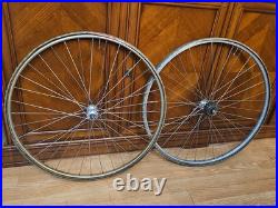 Campagnolo Record 700c Road Bike Wheel Set Tubular Campy 36/36 Holes 126mm Tires