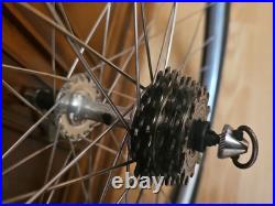 Campagnolo Record 700c Road Bike Wheel Set Tubular Campy 36/36 Holes 126mm Tires