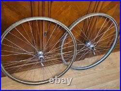 Campagnolo Record 700c Road Bike Wheel Set Tubular Campy 36/36 Holes 126mm Tires