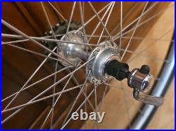 Campagnolo Record 700c Road Bike Wheel Set Tubular Campy 36/36 Holes 126mm Tires