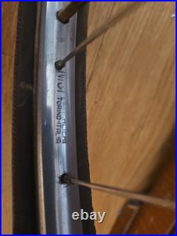 Campagnolo Record 700c Road Bike Wheel Set Tubular Campy 36/36 Holes 126mm Tires