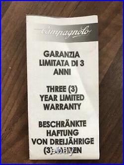 Campagnolo Record 9/10 Speed Triple Cranks Chainset Vintage NOS Titanium