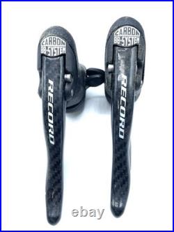 Campagnolo Record 9 Speed Shifter Set Carbon BB System Campy NOS Vintage