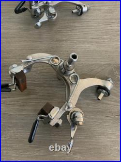 Campagnolo Record Brake Calipers 42-52 MM Reach Recessed Mounts Mathauser Pads