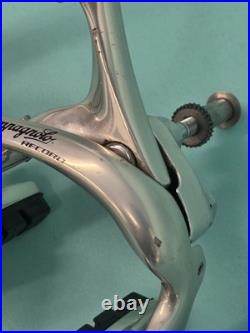 Campagnolo Record Brake Set Great Condition Silver, Aluminum, OEM Barrels / Pads