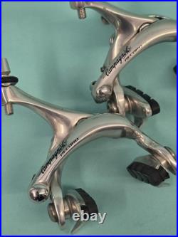Campagnolo Record Brake Set Great Condition Silver, Aluminum, OEM Barrels / Pads
