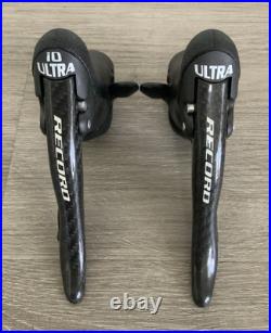Campagnolo Record Brake / Shifter Set 10 Speed Carbon Double Or Triple Ergo
