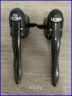 Campagnolo Record Brake / Shifter Set 10 Speed Carbon Double Or Triple Ergo
