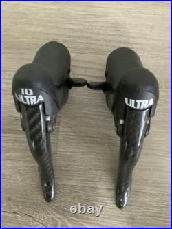 Campagnolo Record Brake / Shifter Set 10 Speed Carbon Double Or Triple Ergo