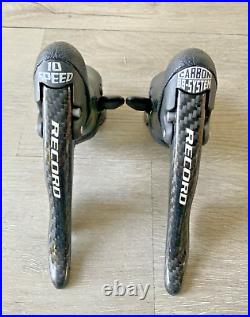 Campagnolo Record Brake / Shifter Set 10 Speed Double Or Triple Ergo Carbon