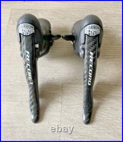 Campagnolo Record Brake / Shifter Set 9 Speed Double Or Triple Ergo Carbon