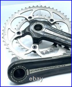 Campagnolo Record CT 172.5mm Crankset 2x10 Speed Carbon Fiber Ultra Torque 50/34