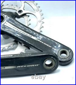Campagnolo Record CT 172.5mm Crankset 2x10 Speed Carbon Fiber Ultra Torque 50/34