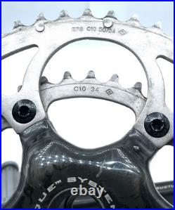 Campagnolo Record CT 172.5mm Crankset 2x10 Speed Carbon Fiber Ultra Torque 50/34
