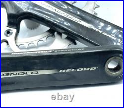 Campagnolo Record CT 172.5mm Crankset 2x10 Speed Carbon Fiber Ultra Torque 50/34