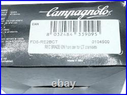 Campagnolo Record CT 2x10 Speed Braze-On Front Derailleur FD5-RE2BCT NOS NIB