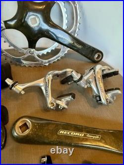 Campagnolo Record Carbon 10 Speed Group Set, 175mm, 53/39, 2x10s, English BB Campagnolo Record Carbon 10 Speed Group Set, 175mm, 53/39, 2x10s, English BB