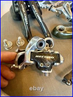 Campagnolo Record Carbon 10 Speed Group Set, 175mm, 53/39, 2x10s, English BB Campagnolo Record Carbon 10 Speed Group Set, 175mm, 53/39, 2x10s, English BB