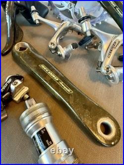 Campagnolo Record Carbon 10 Speed Group Set, 175mm, 53/39, 2x10s, English BB Campagnolo Record Carbon 10 Speed Group Set, 175mm, 53/39, 2x10s, English BB