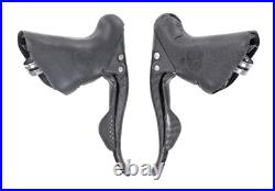 Campagnolo Record Carbon BB System 2x 10 Speed Road Bike Shifter Set Left/Right