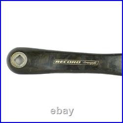 Campagnolo Record Carbon Crankset 53/39T 2x10-Speed 172.5mm Crank Arms Road Bike